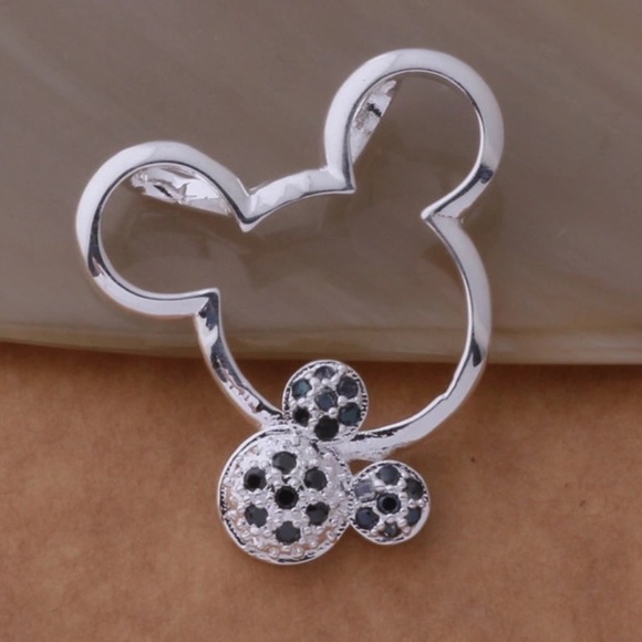 Mickey  sterling silver necklace - Picture 3 of 4